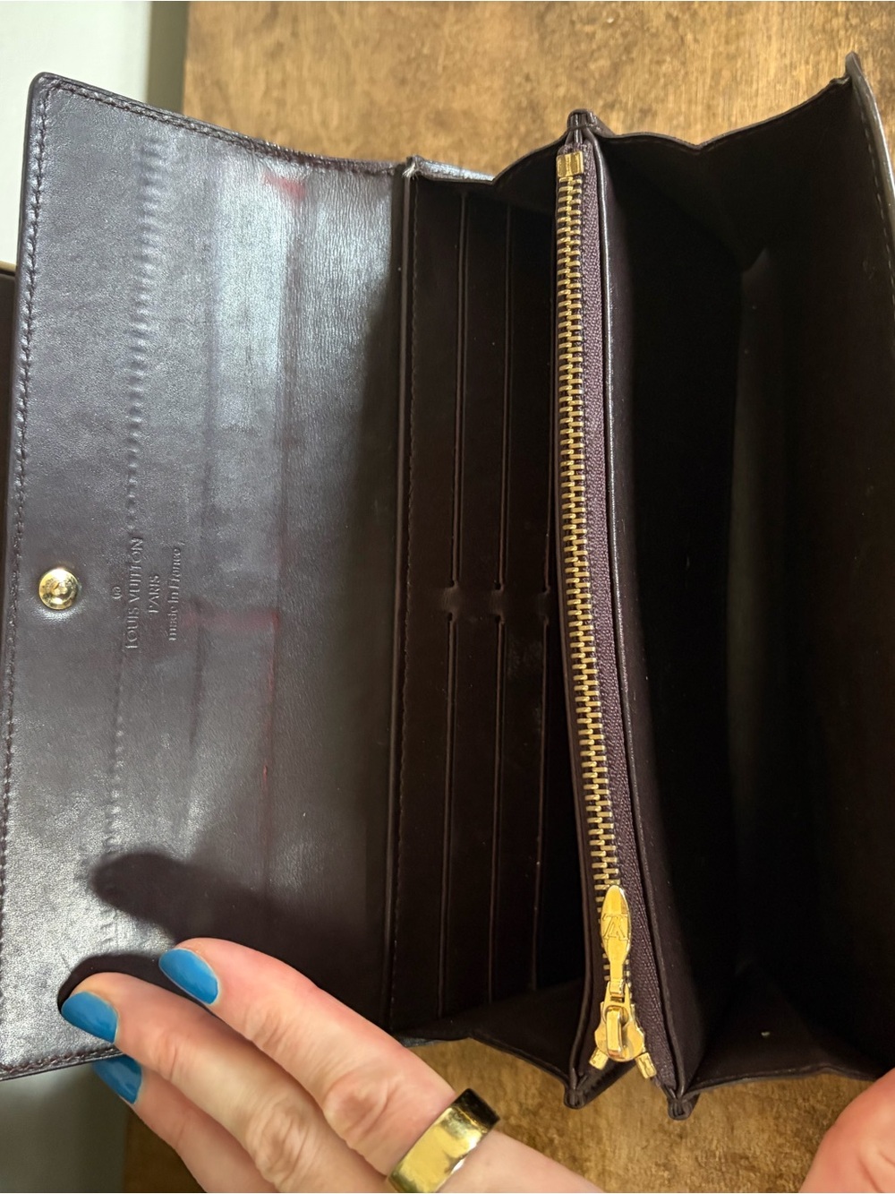 Authentic Louis Vuitton Sarah Wallet - Picture 5 of 6